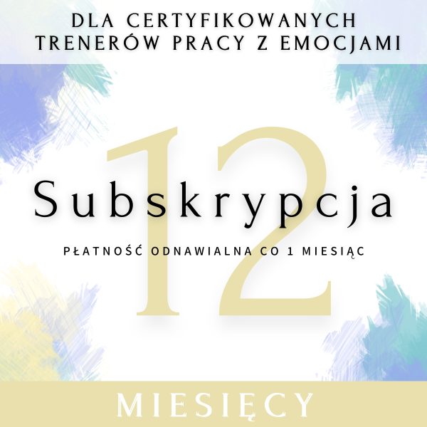 Abonament do platformy rozwojowej Emocji Moc dla Certyfikowanych Trenerów - subskrypcja